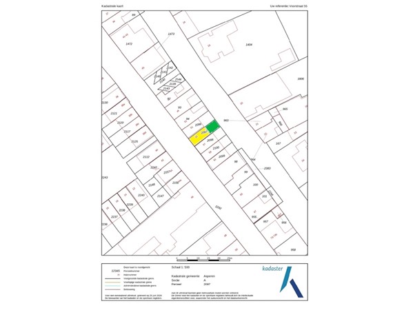 Floorplan - Voorstraat 55, 4147 CB Asperen